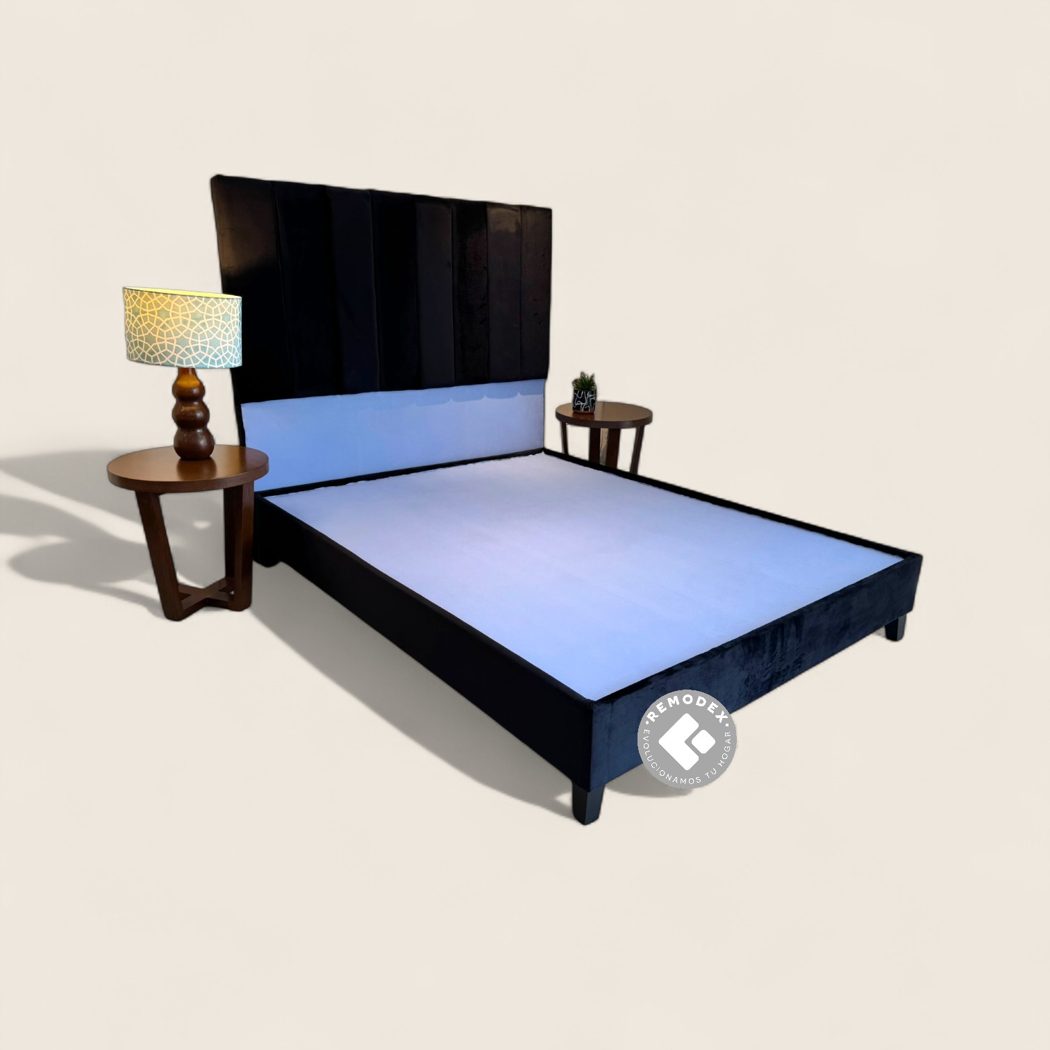 BASE + CABACERA LINEAS CON PESTAÑAS + PAR MESA LATERAL GENOVA