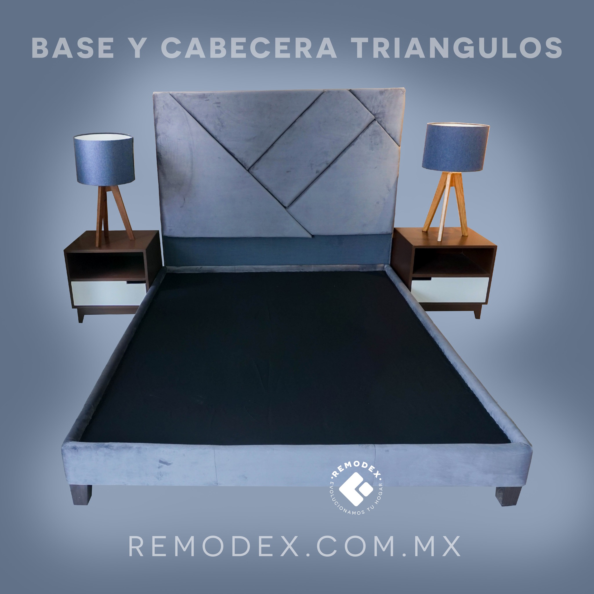 BASE + CABACERA TRIANGULOS + PAR DE BUROS