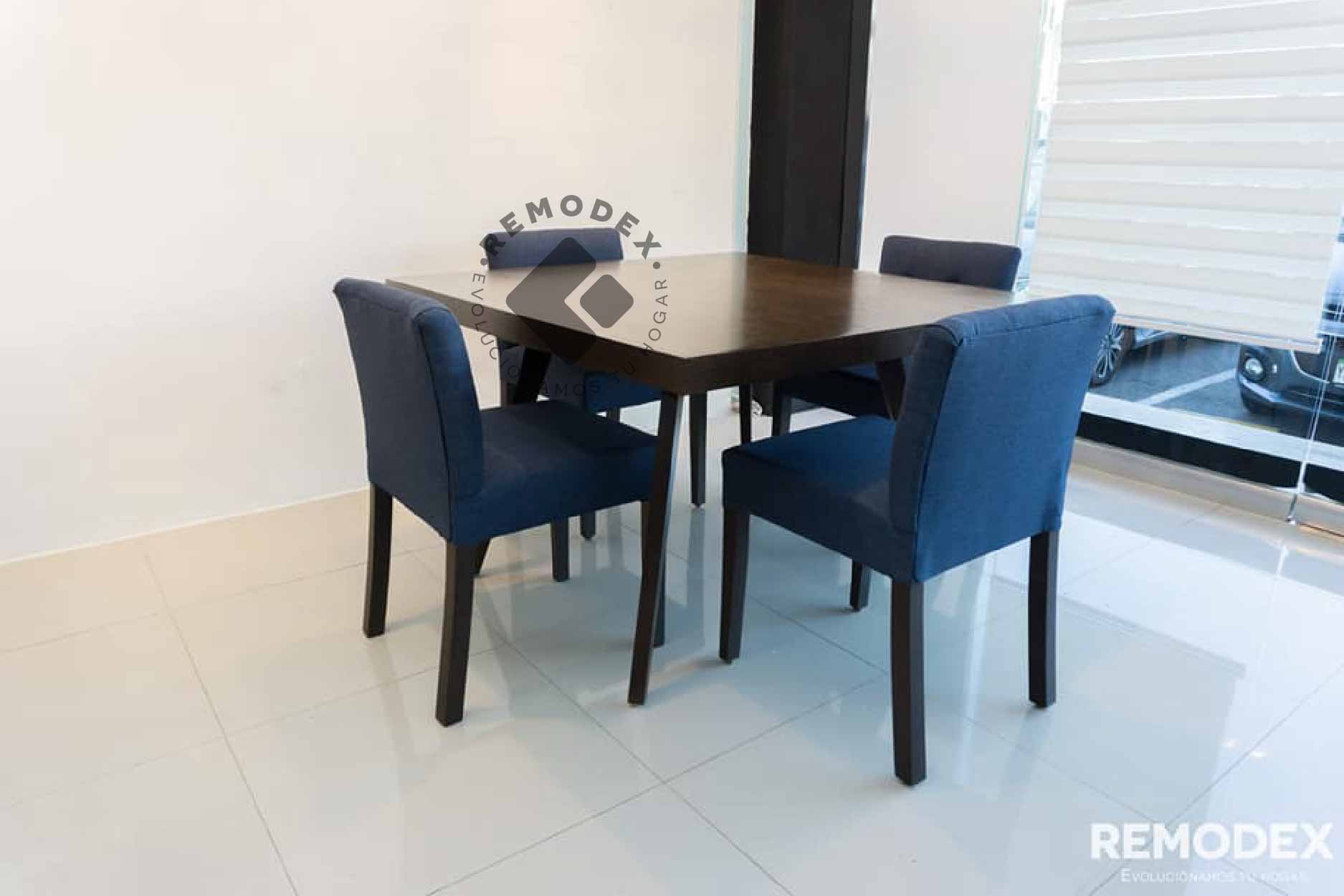 COMEDOR 4P MOD.1/MESA FANNY CUADRADA