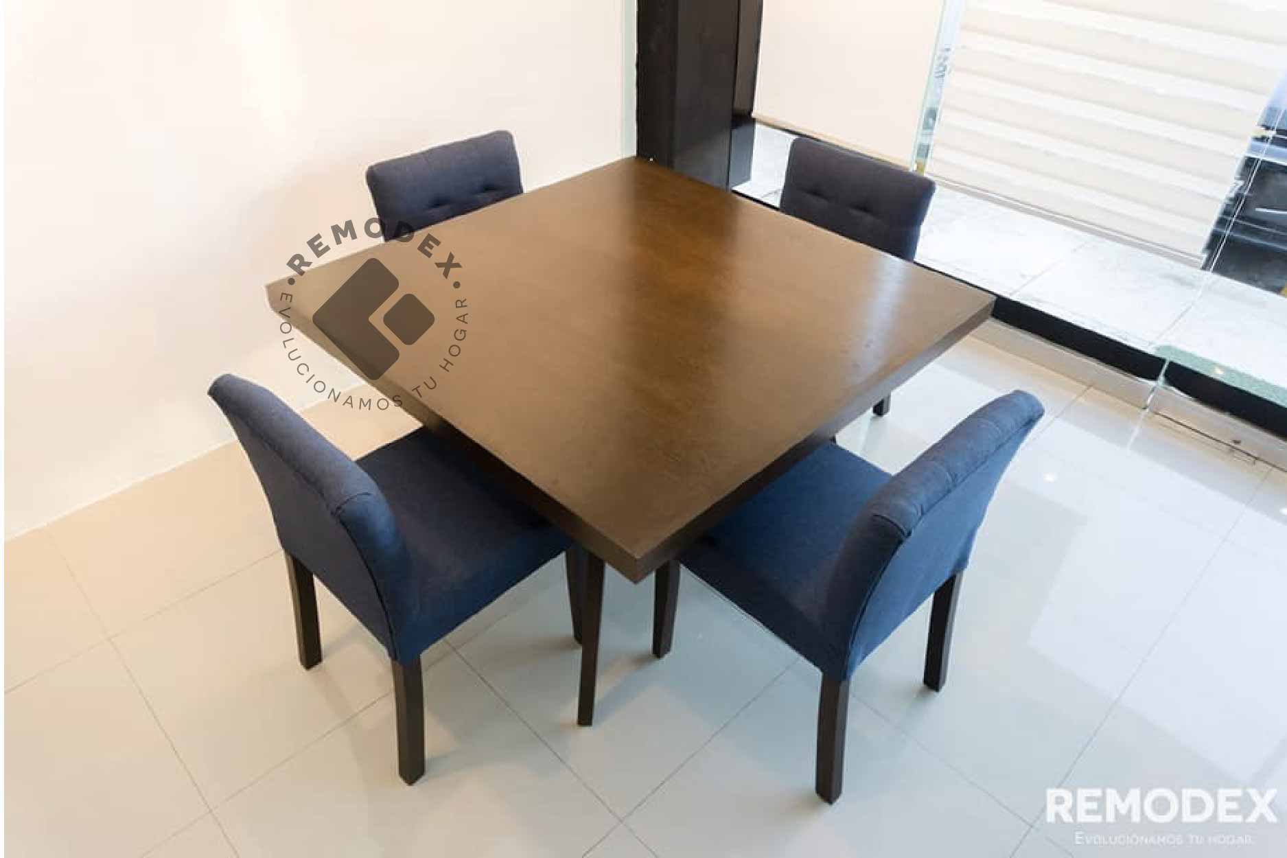 COMEDOR 4P MOD.1/MESA FANNY CUADRADA