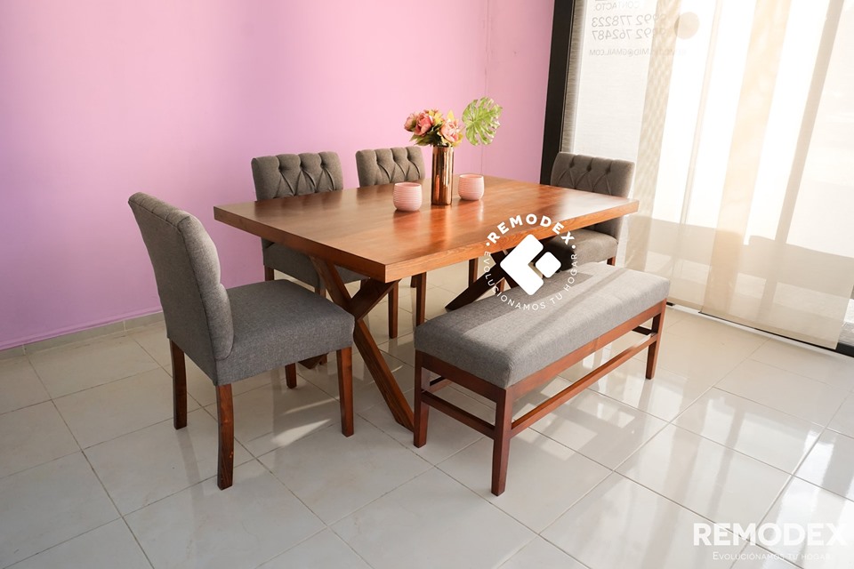 COMEDOR 6P CRUZ/ASIA/BANCA