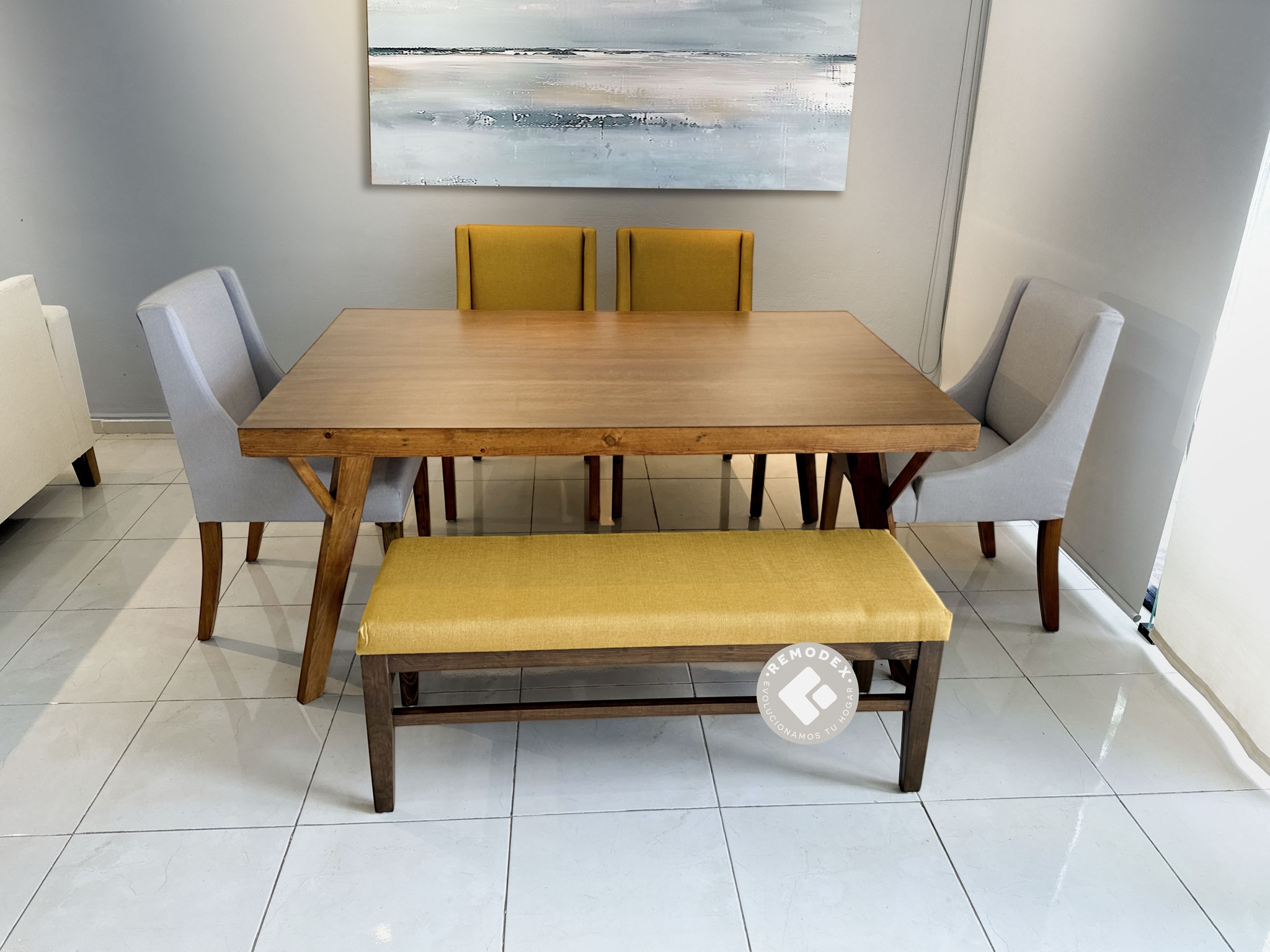 COMEDOR 6P FANNY/FLOR/BANCA LISA