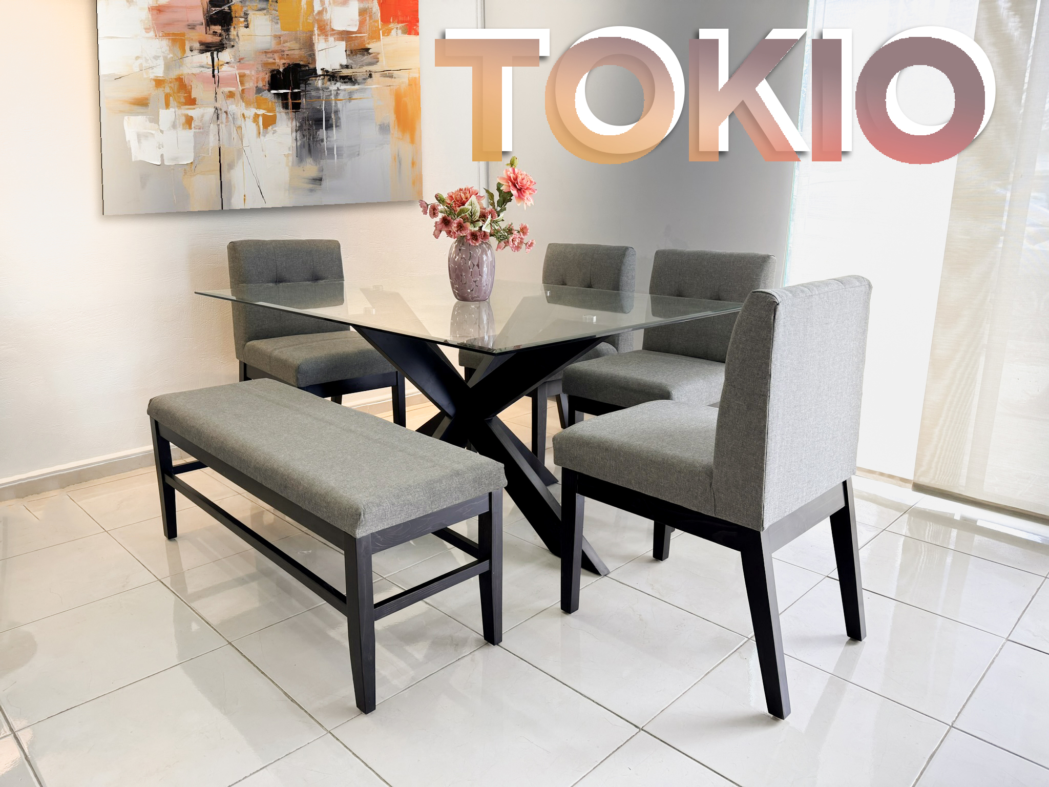 COMEDOR 6P TOKIO/BANCA/EMILY