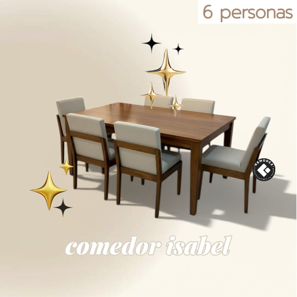 COMEDOR 6P TULUM/ISABEL