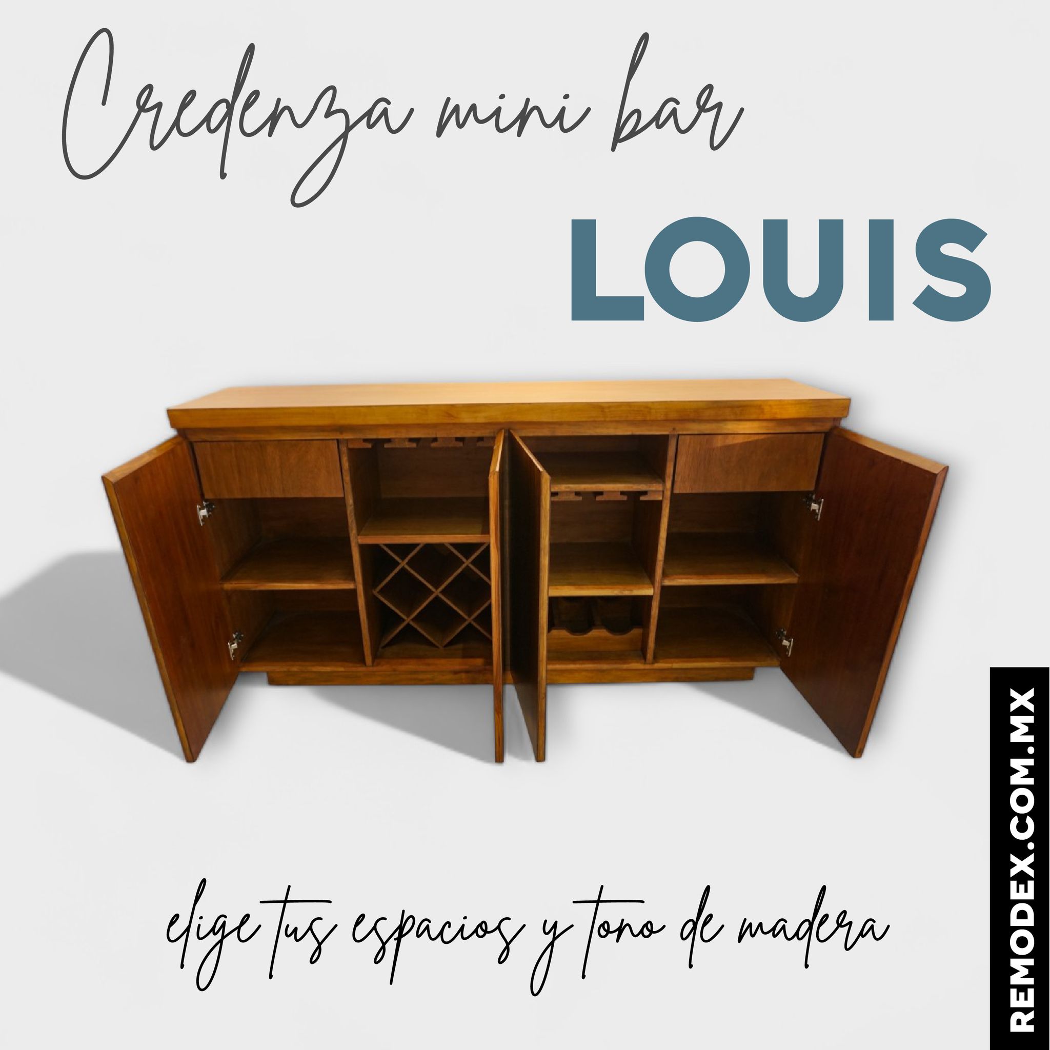 CREDENZA MINI BAR LOUIS