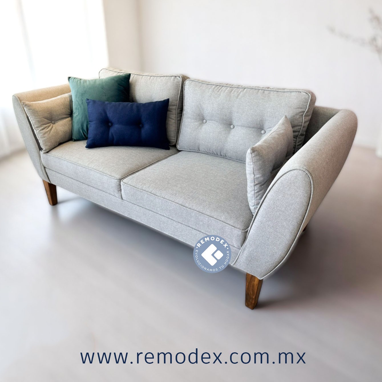 EXISTENCIA LOVE SEAT OVAL P70 (LINO GRABADO FOG)