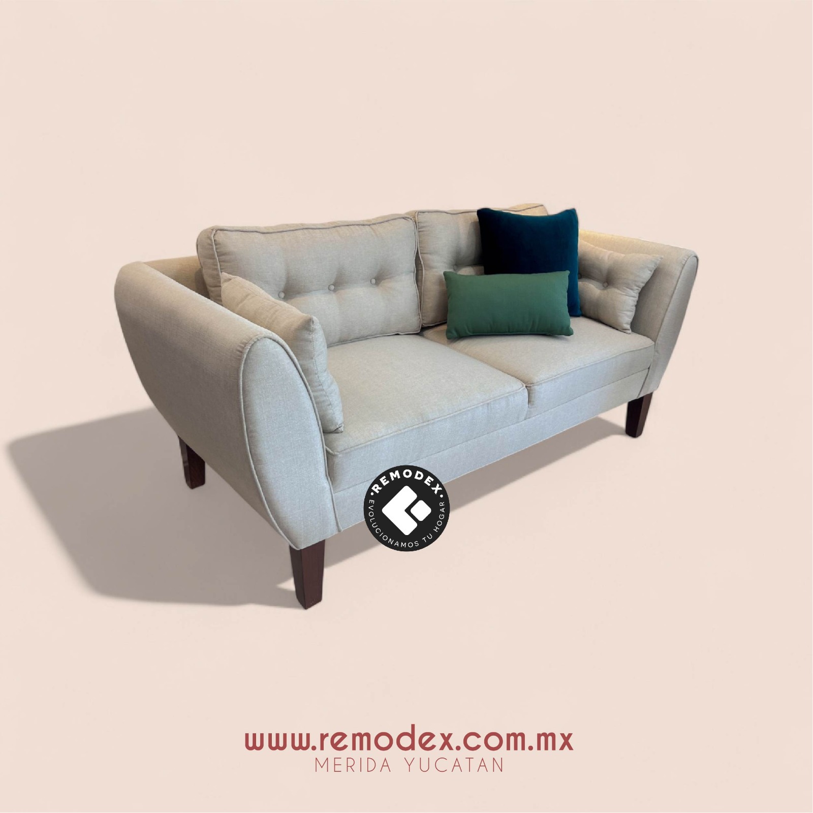 EXISTENCIA LOVE SEAT OVAL P70 (PISSA BEIGE)