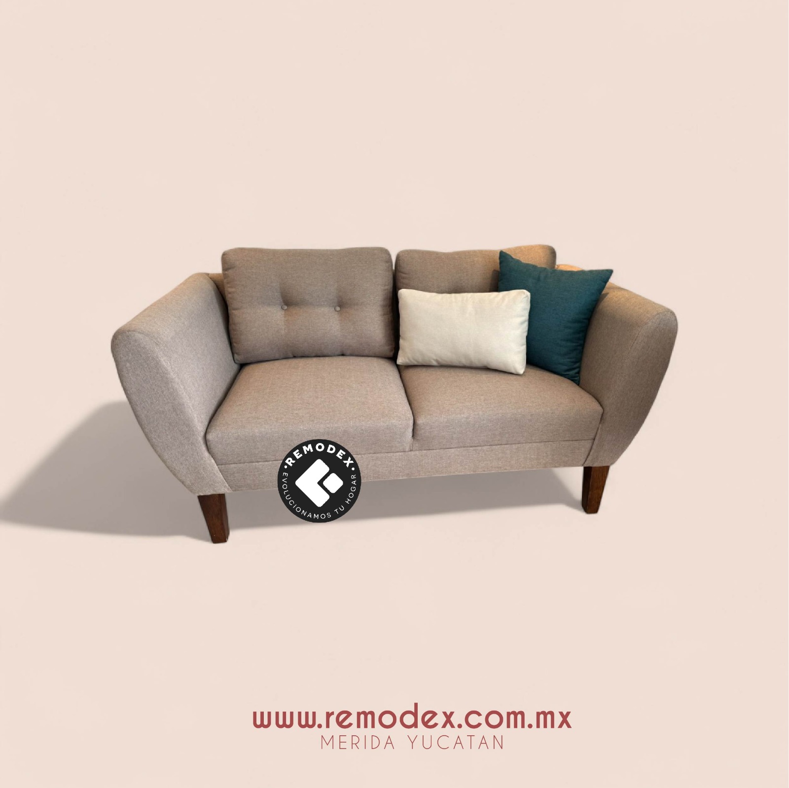 LOVE SEAT OVAL PISSA SAND