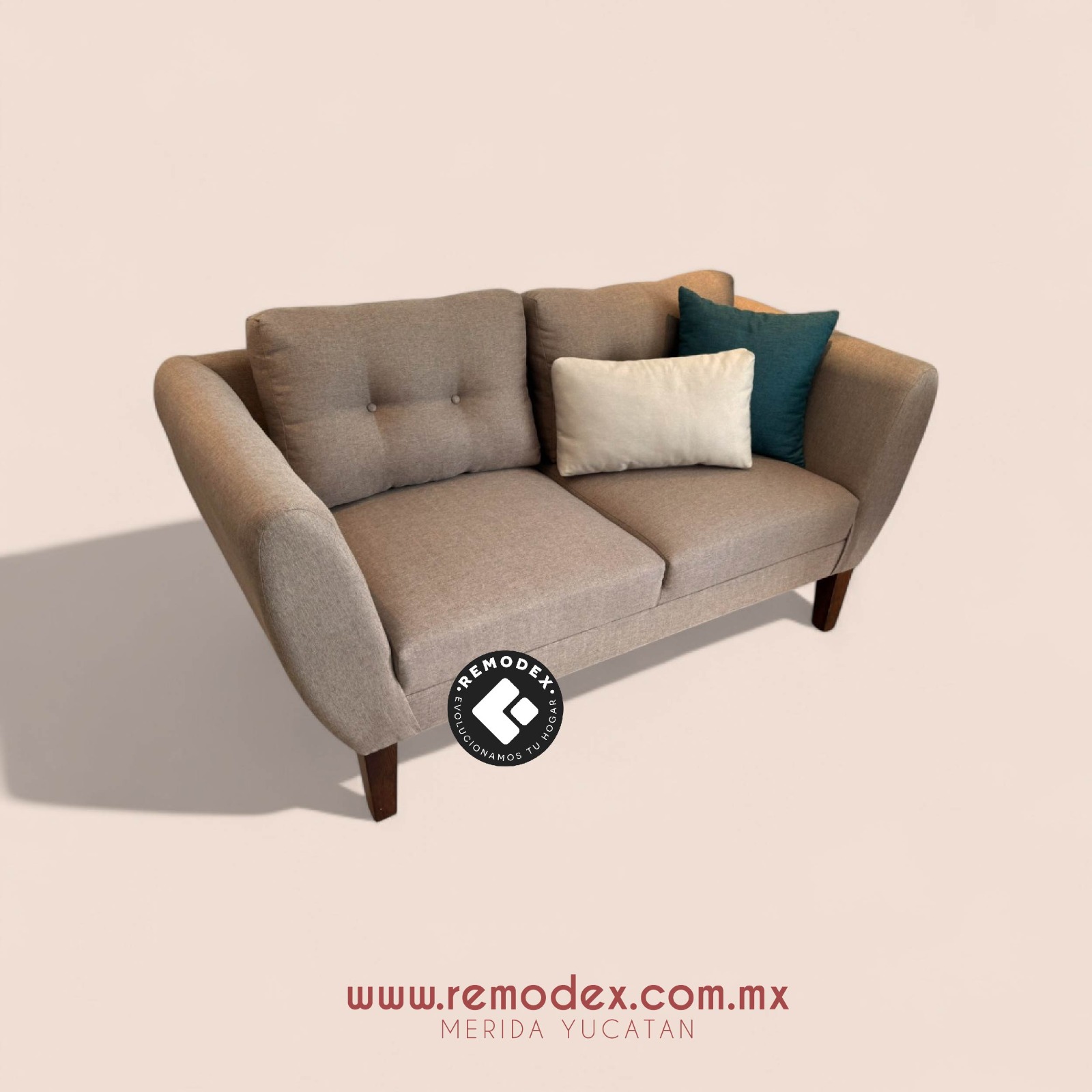 LOVE SEAT OVAL PISSA SAND