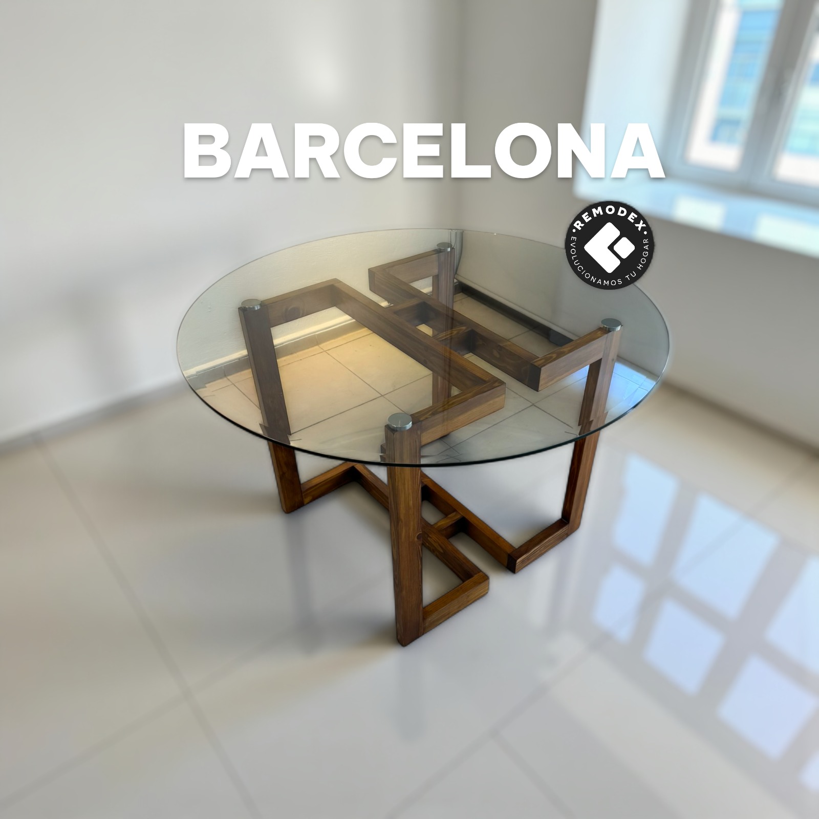 MESA 4P BARCELONA (ROBLE)