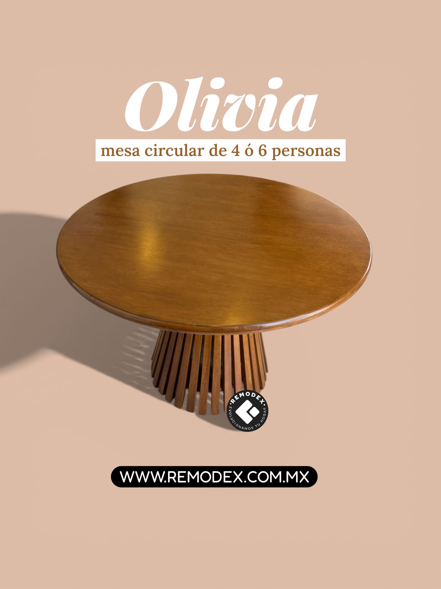 MESA 6P OLIVIA CIRCULAR