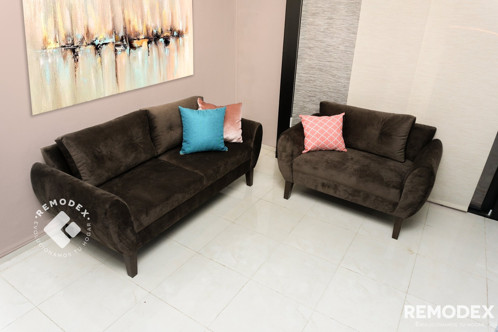 PAQUETE LOVE SEAT + INDIVIDUAL OVAL P70
