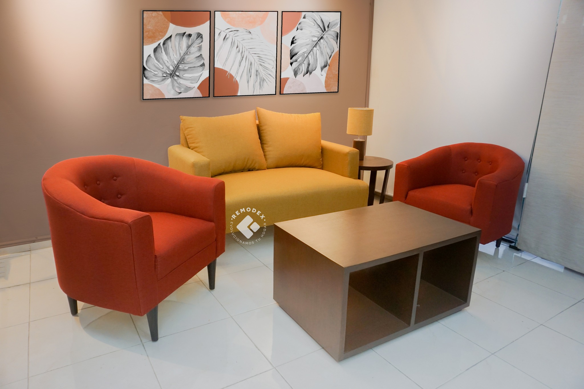 PAQUETE LOVE SEAT AKUMAL + 2 SILLETAS CH