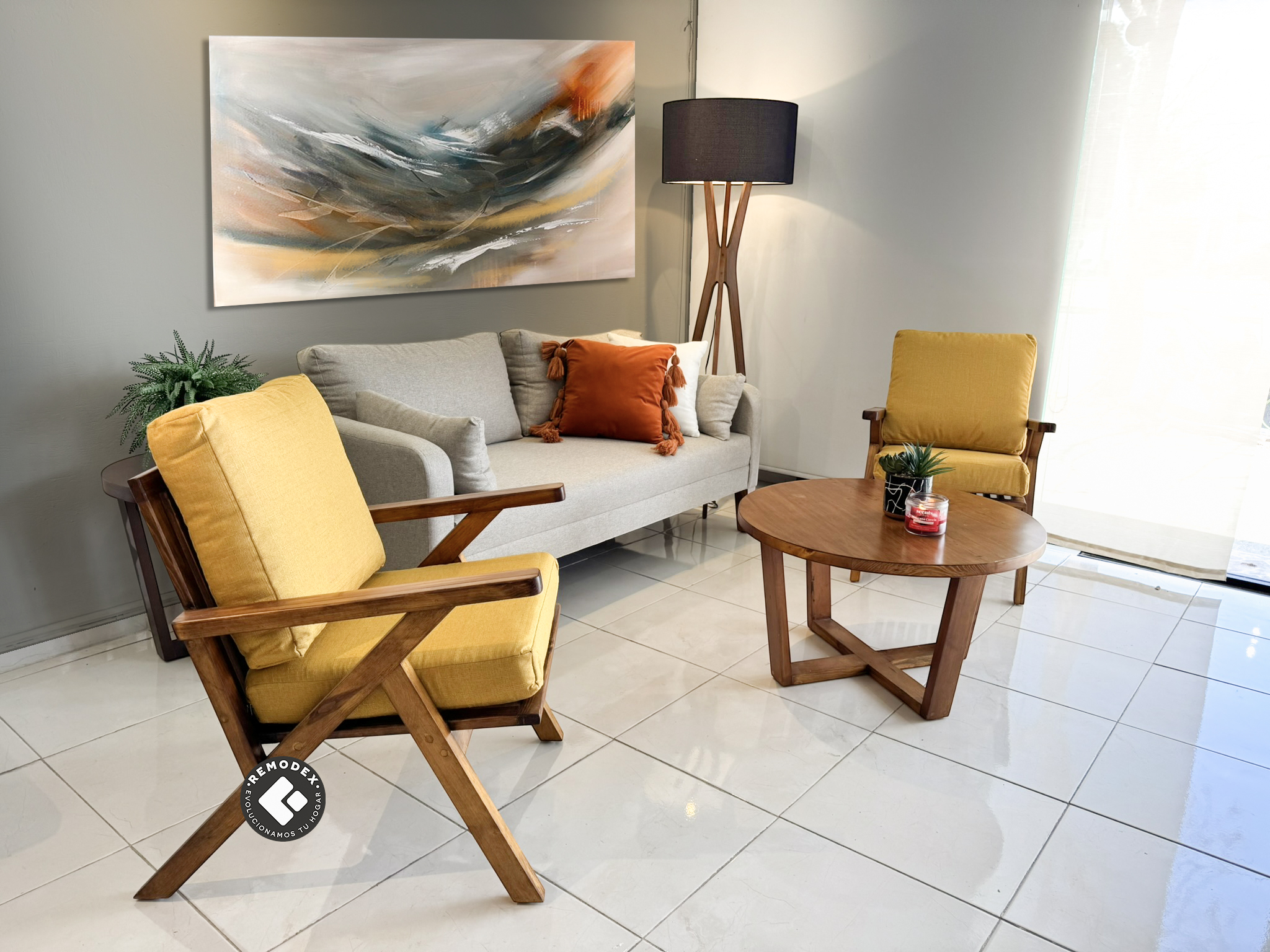 PAQUETE LOVE SEAT LUCIA + 2 SILLETAS CALGARY