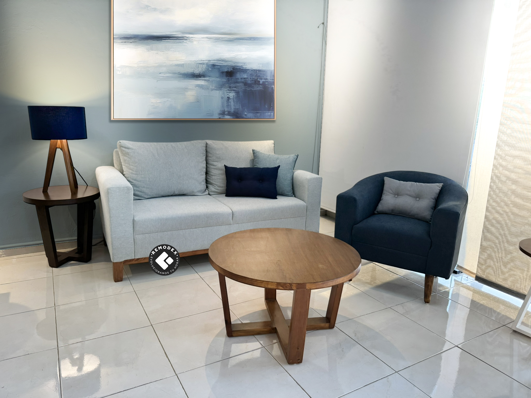 PAQUETE LOVE SEAT SOFÍA 1.70M + SILLETA CH