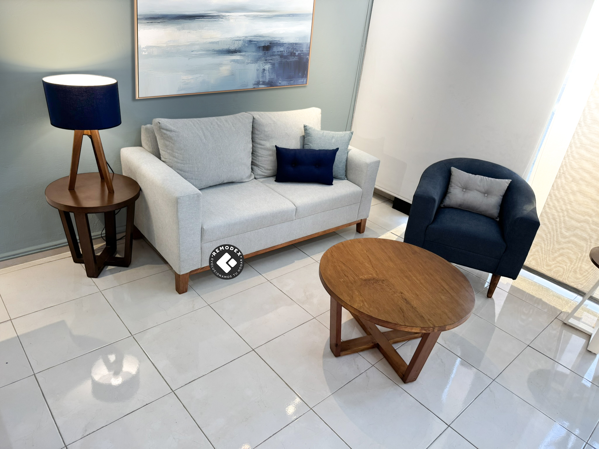 PAQUETE LOVE SEAT SOFÍA 1.70M + SILLETA CH