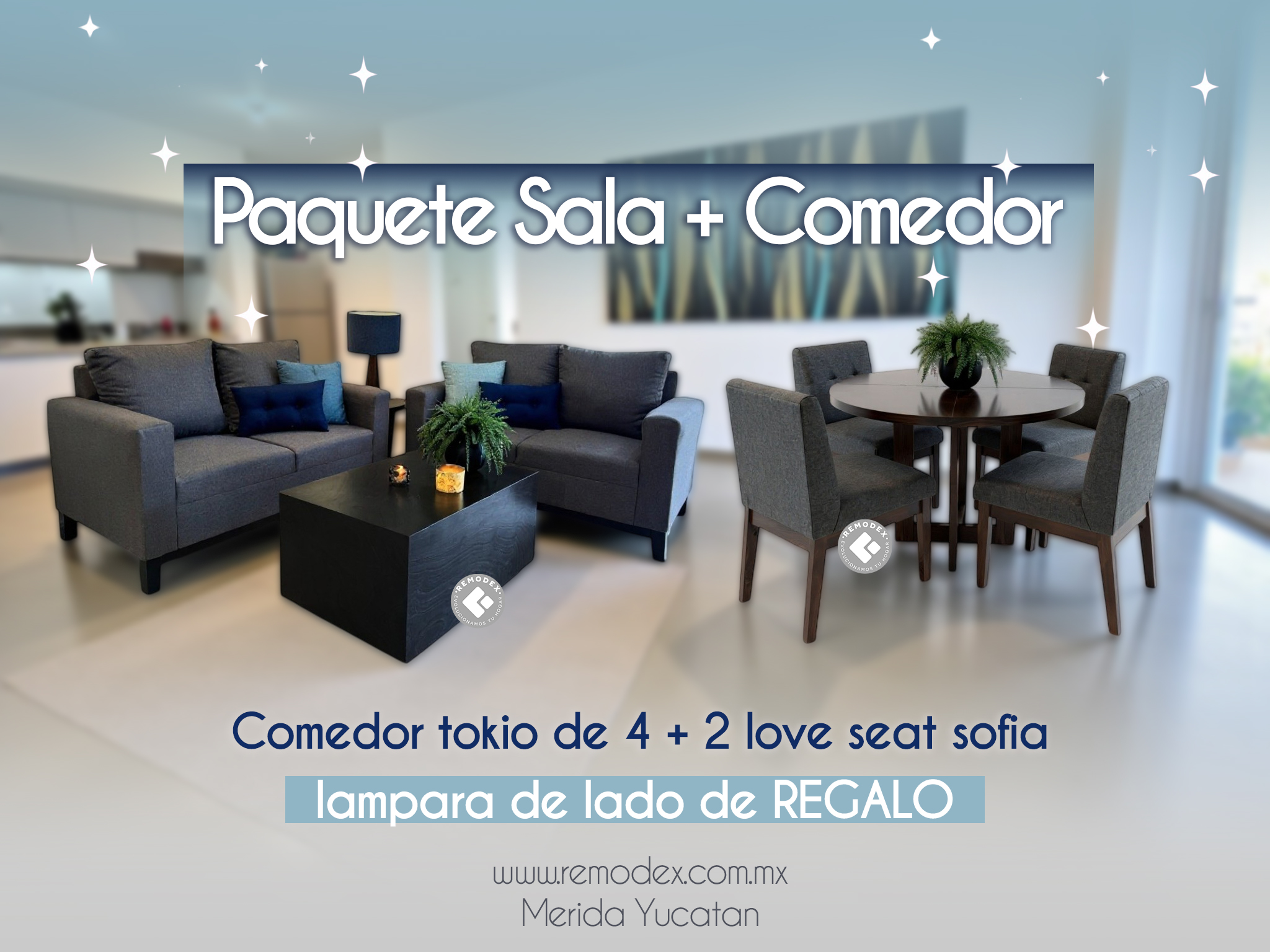PAQUETE SALA + COMEDOR RM10