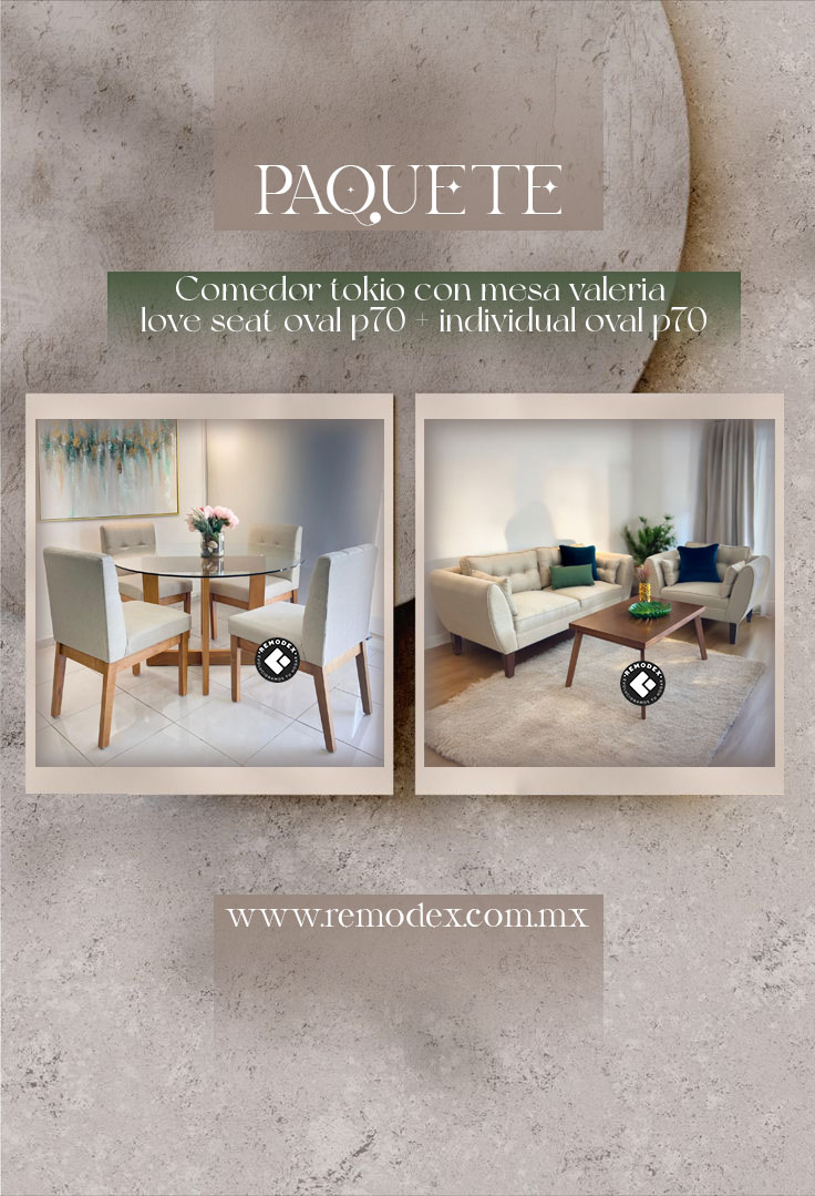 PAQUETE SALA + COMEDOR RM18