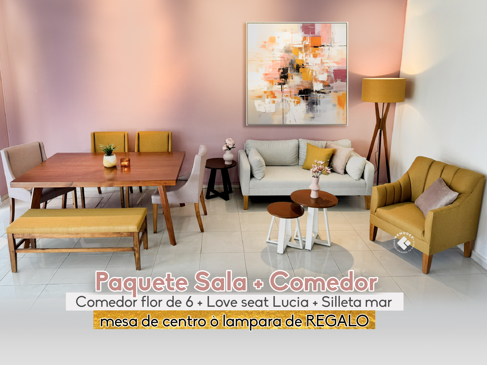 PAQUETE SALA + COMEDOR RM6