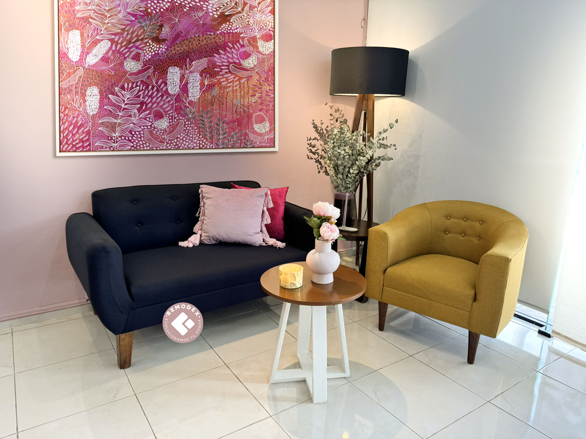 PAQUETE SILLETA CH + LOVE SEAT NIZA
