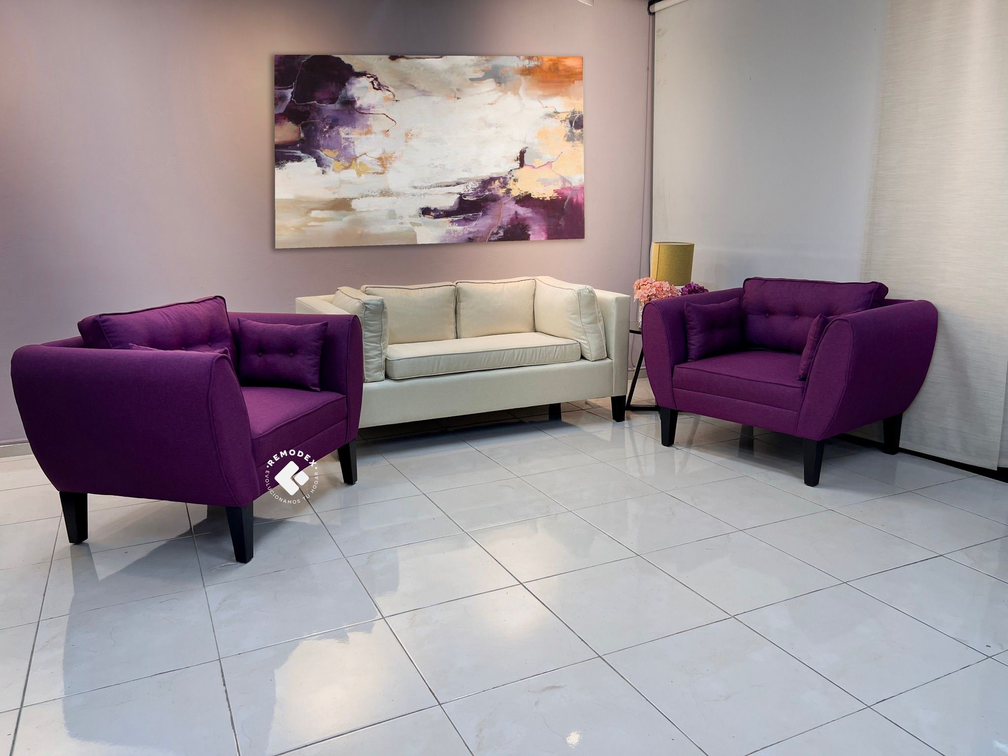 PAQUETE LOVE SEAT ARIZONA + 2 INDIVIDUAL OVAL P70