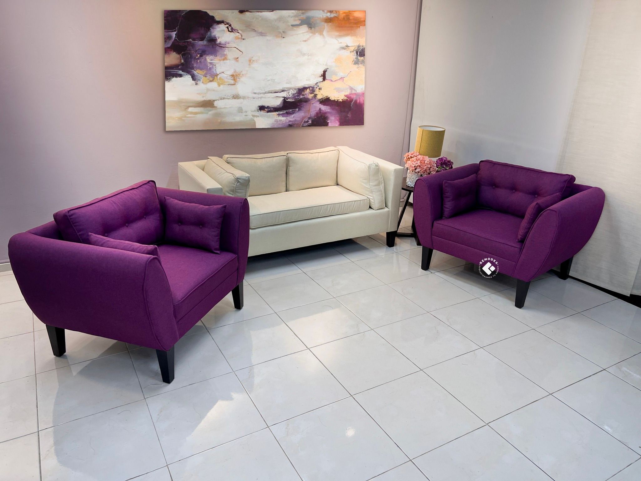 PAQUETE LOVE SEAT ARIZONA + 2 INDIVIDUAL OVAL P70