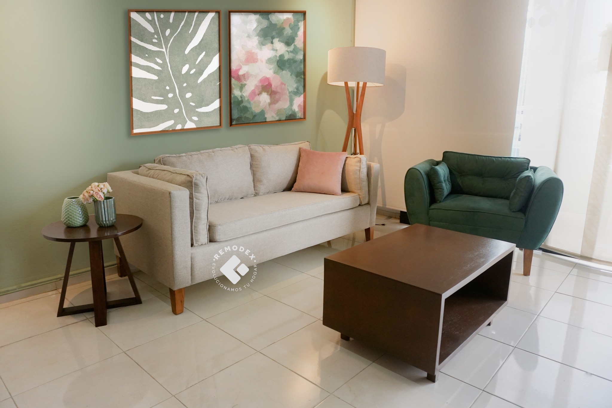 PAQUETE LOVE SEAT ARIZONA + INDIVIDUAL OVAL P70