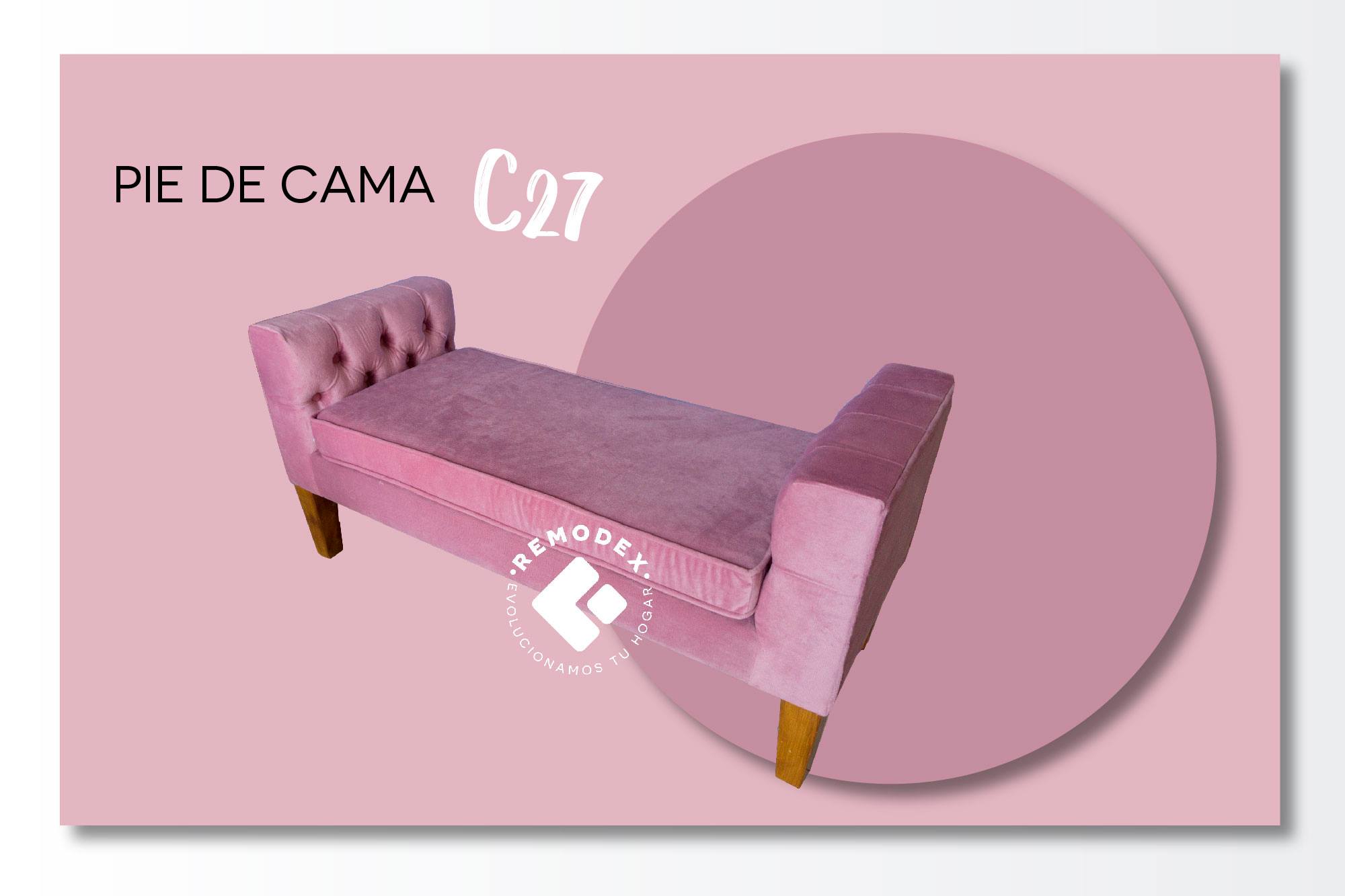 PIE DE CAMA C27