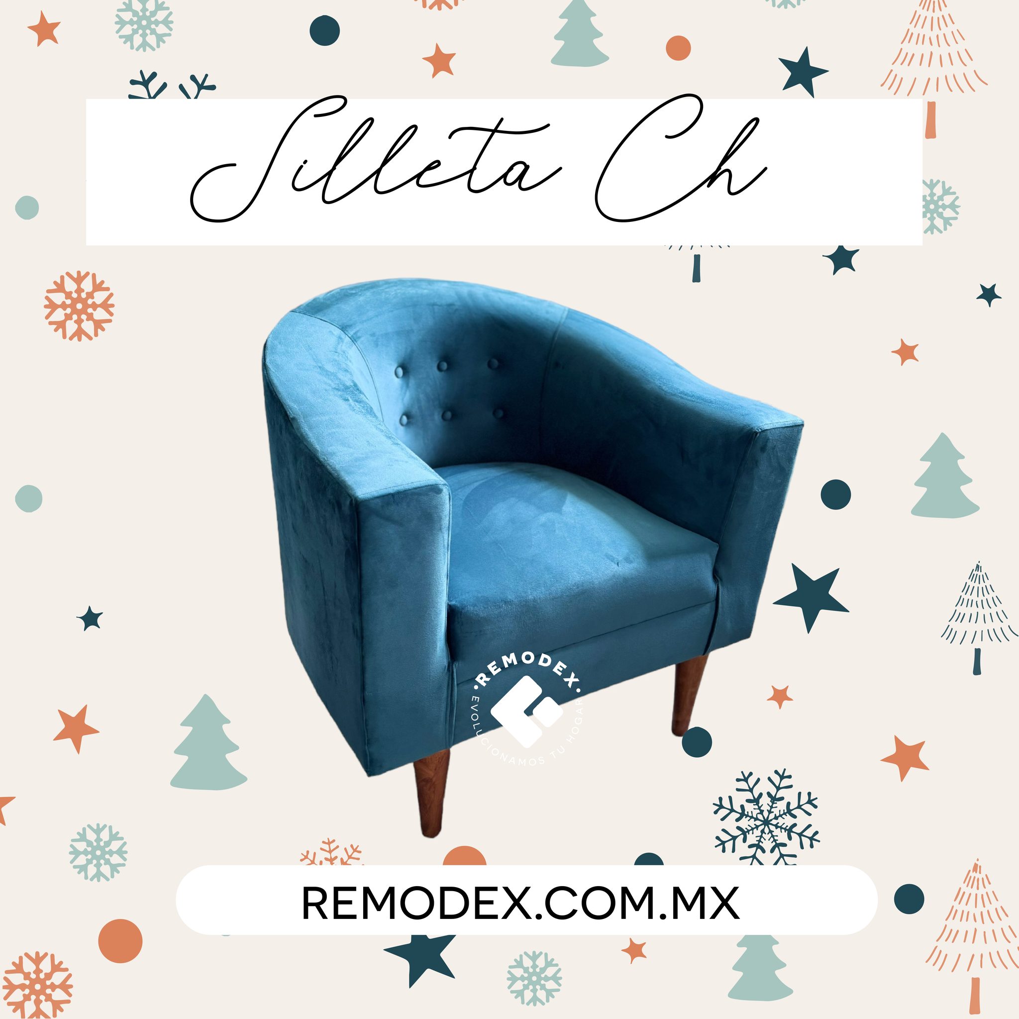 SILLETA CH TERCIOPELO BALI